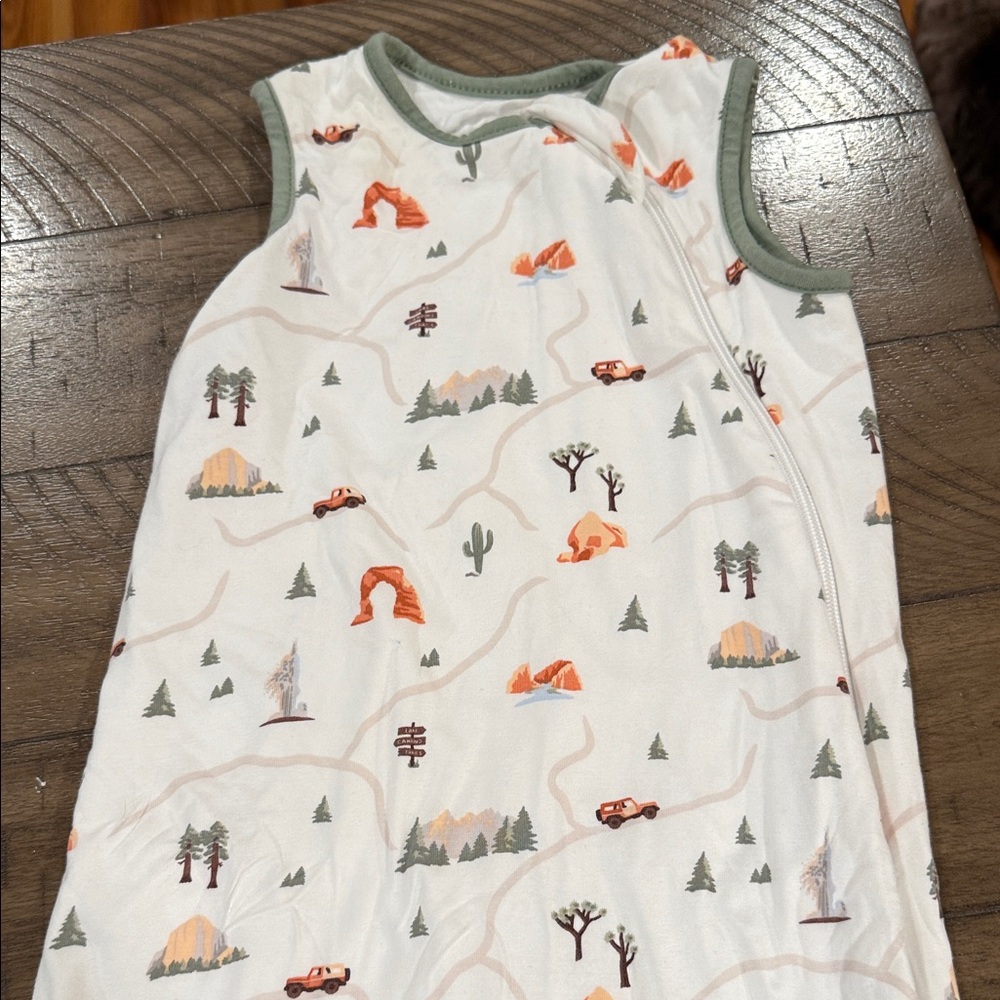 Kyte BABY Sleeveless Sleep Bag with Nature Print
